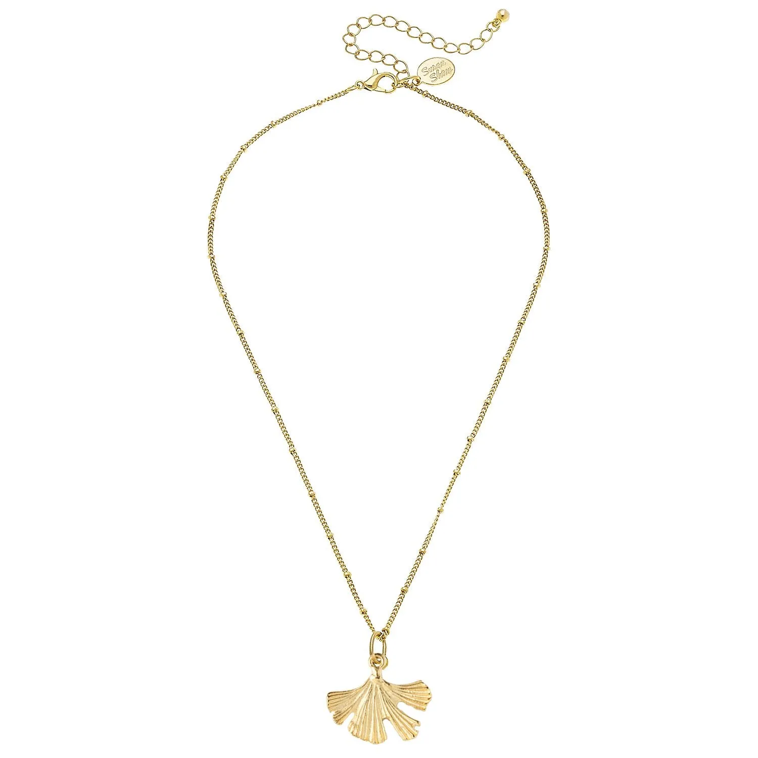 Dainty Ginkgo Necklace sold by Susan Shaw