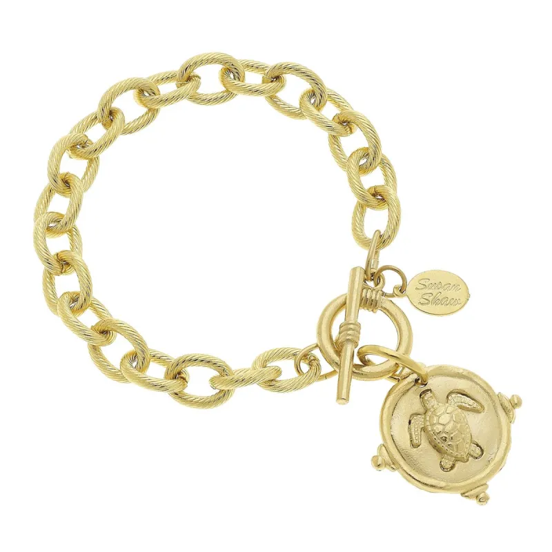 Turtle Intaglio Bracelet sold by Susan Shaw