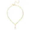 Pearl Paperclip Necklace sold by Susan Shaw