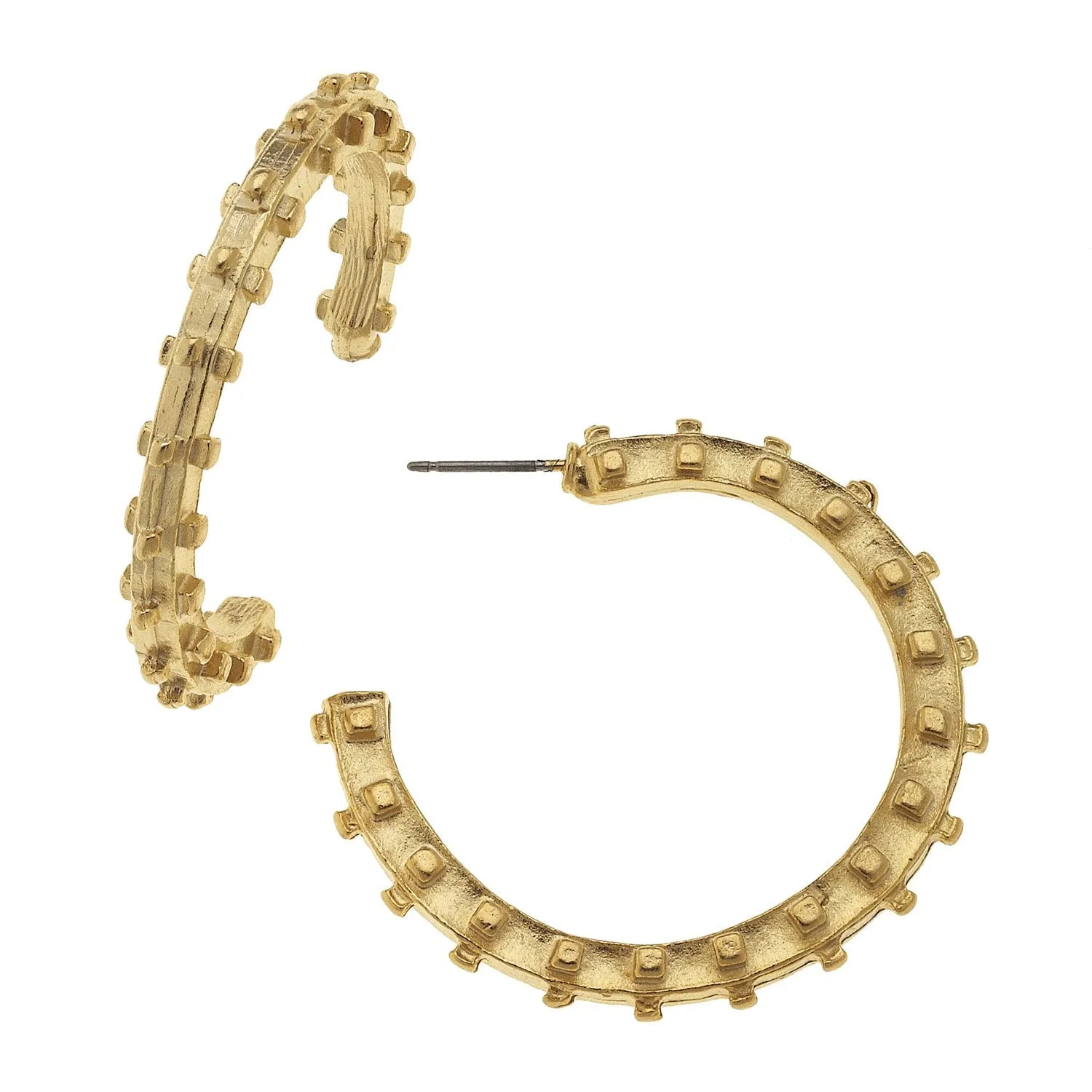 Studded Hoops sold by Susan Shaw