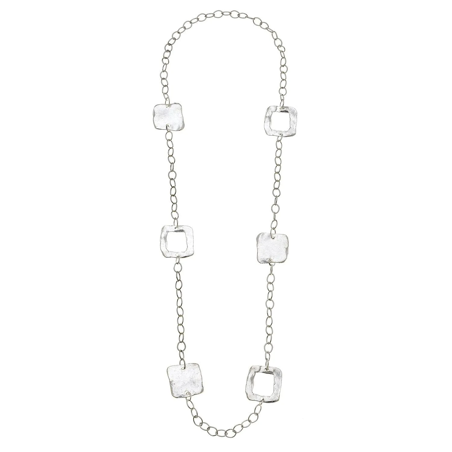 Square Chain Necklace sold by Susan Shaw product image thumbnail 5