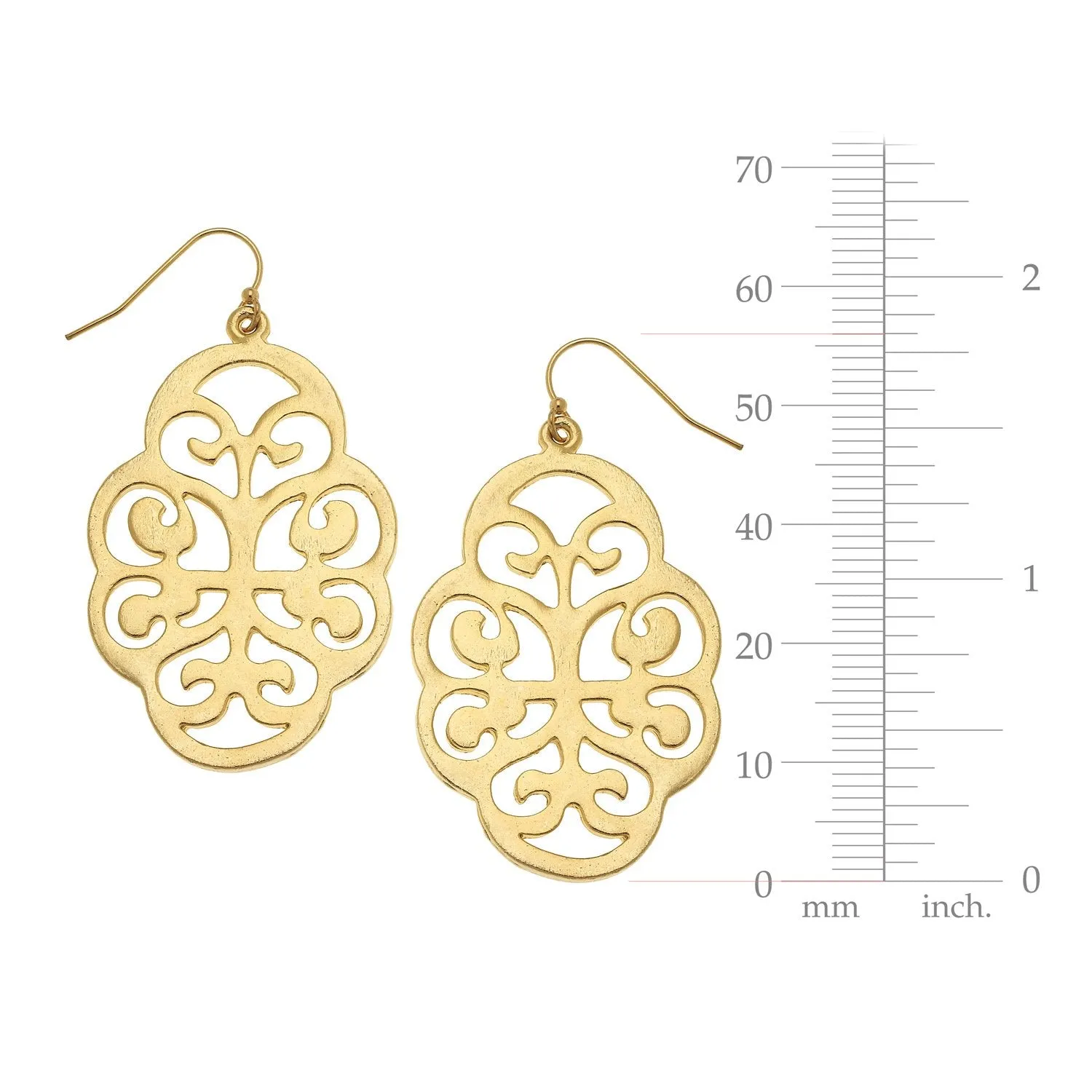 Leaf Cut Out Earrings sold by Susan Shaw product image thumbnail 2