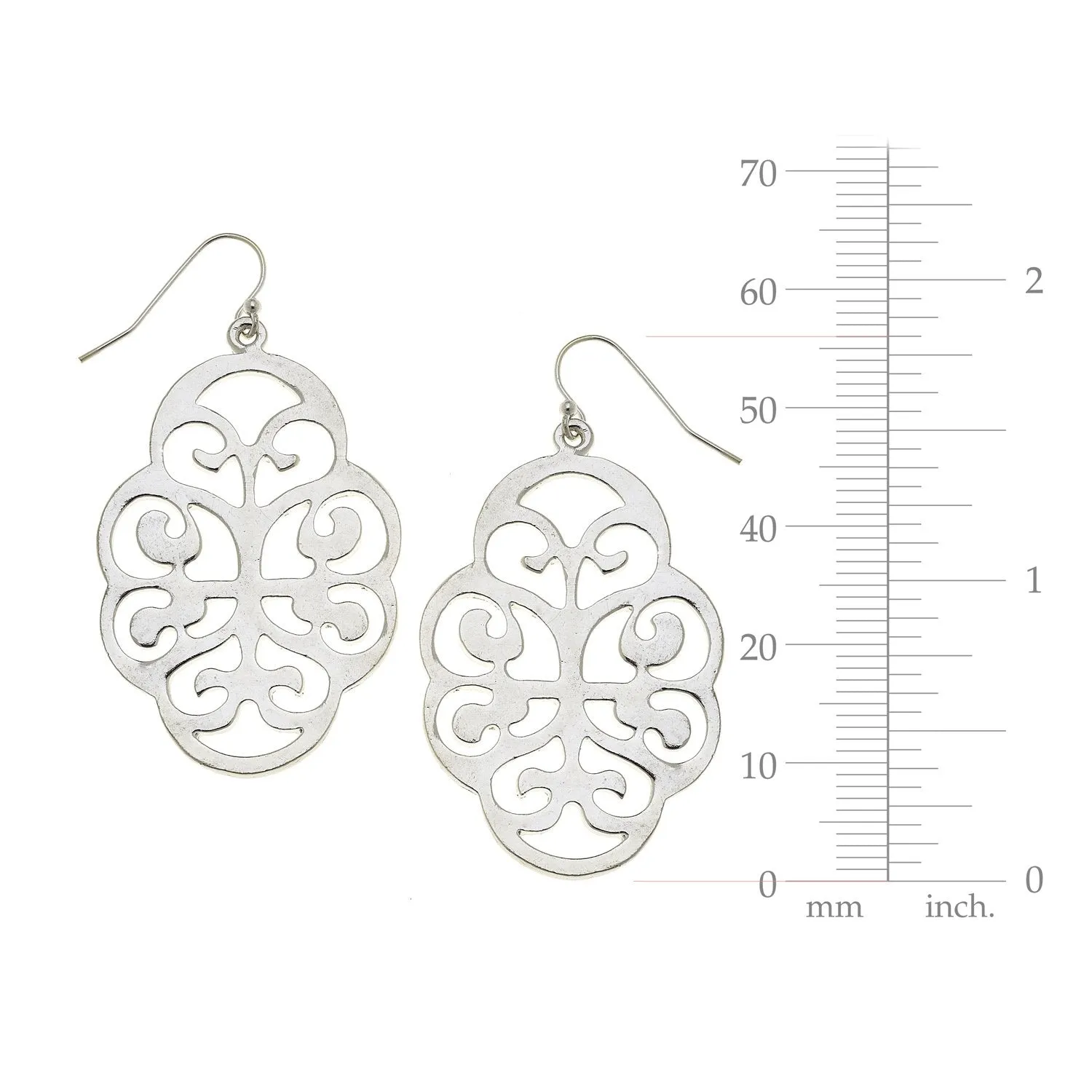 Leaf Cut Out Earrings sold by Susan Shaw product image thumbnail 4