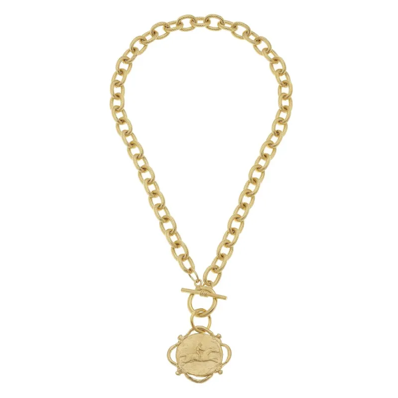 Equestrian Toggle Necklace sold by Susan Shaw