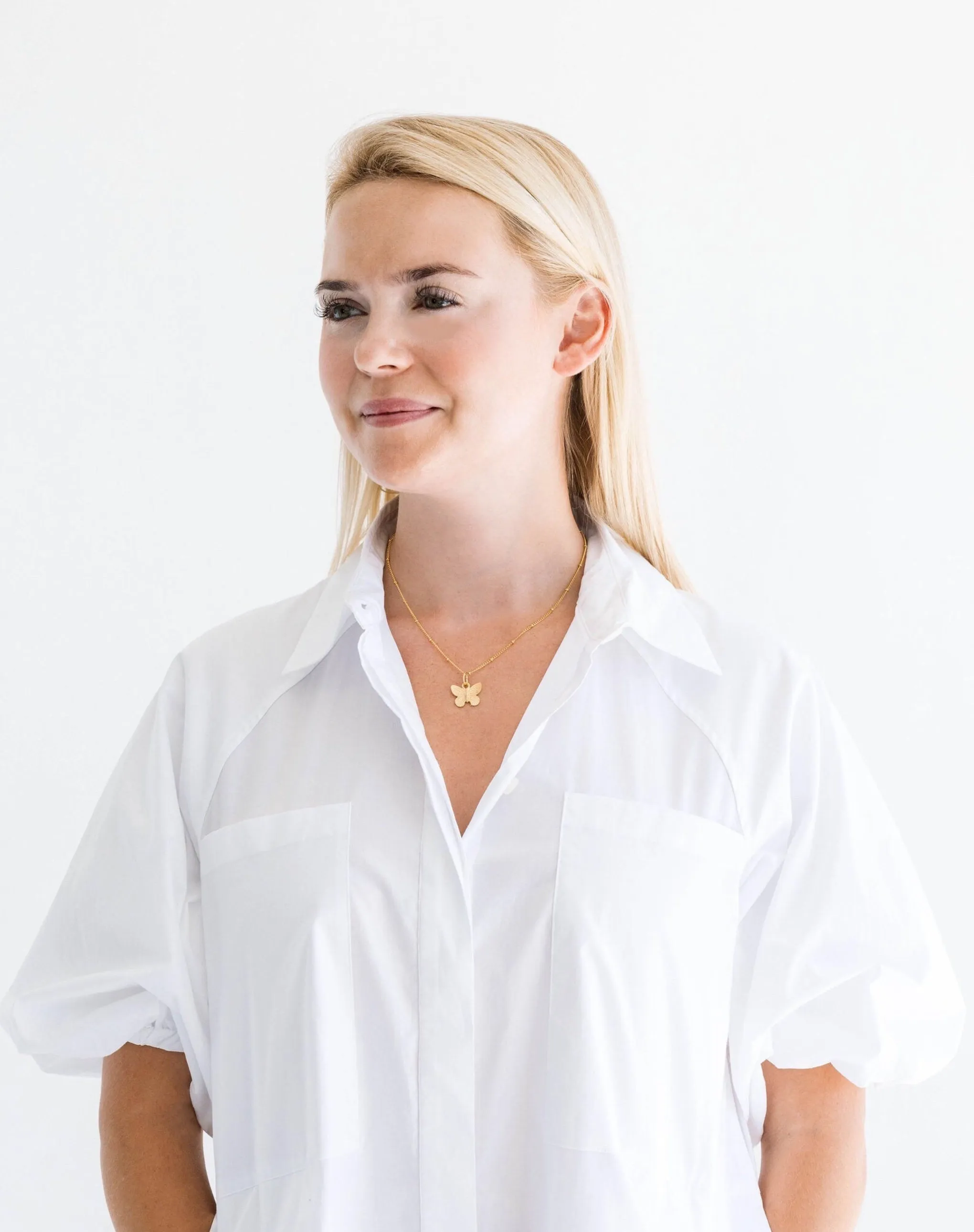 Dainty Butterfly Necklace sold by Susan Shaw product image thumbnail 2