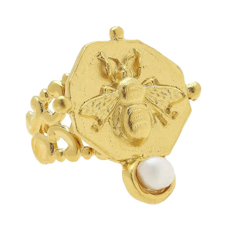 Pearl Bee Ring sold by Susan Shaw