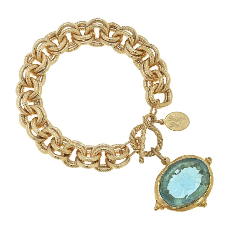 Venetian Glass Bee Bracelet sold by Susan Shaw