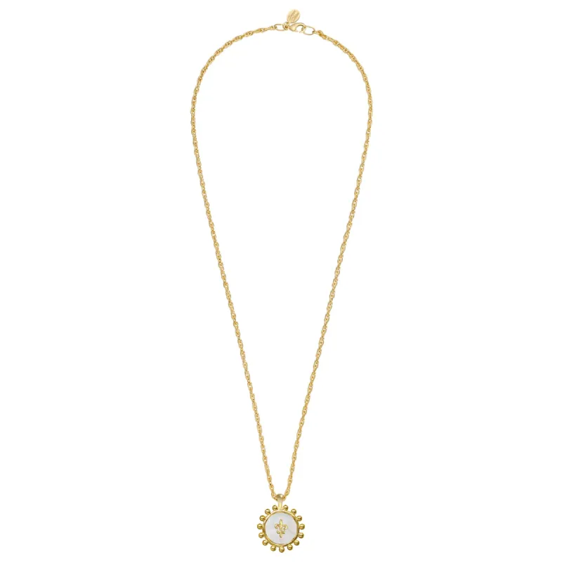 Sophie Long Fleur de Lis Necklace sold by Susan Shaw