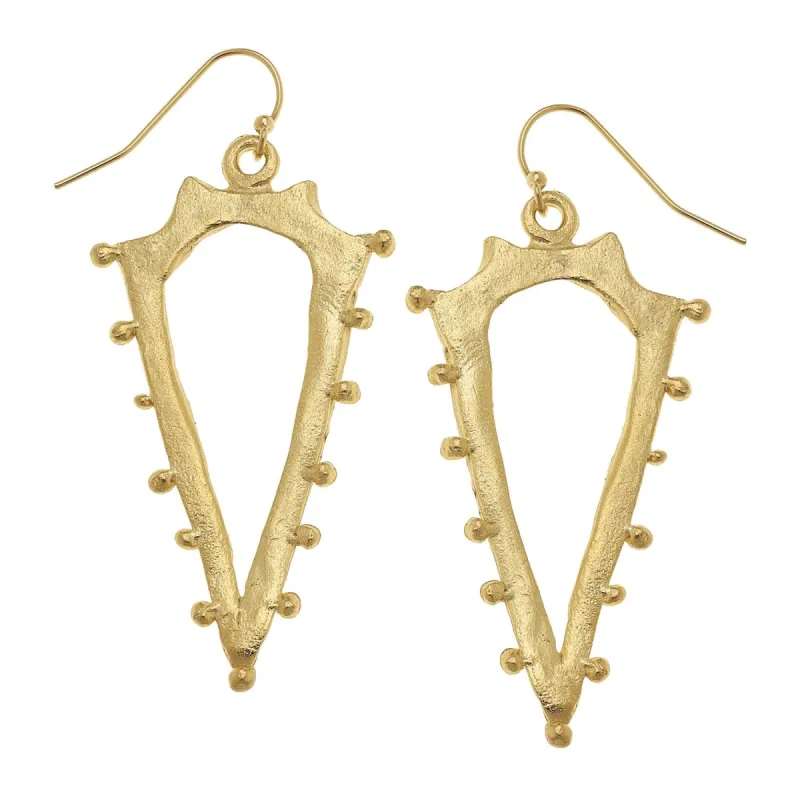 Studded Spear Earrings sold by Susan Shaw