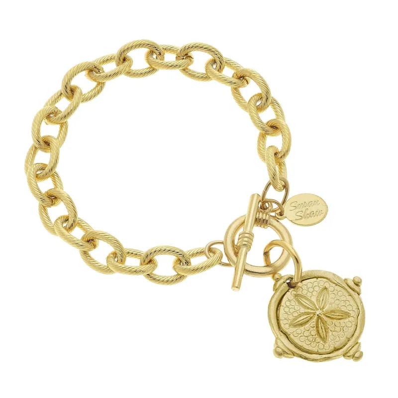 Sand Dollar Intaglio Bracelet sold by Susan Shaw