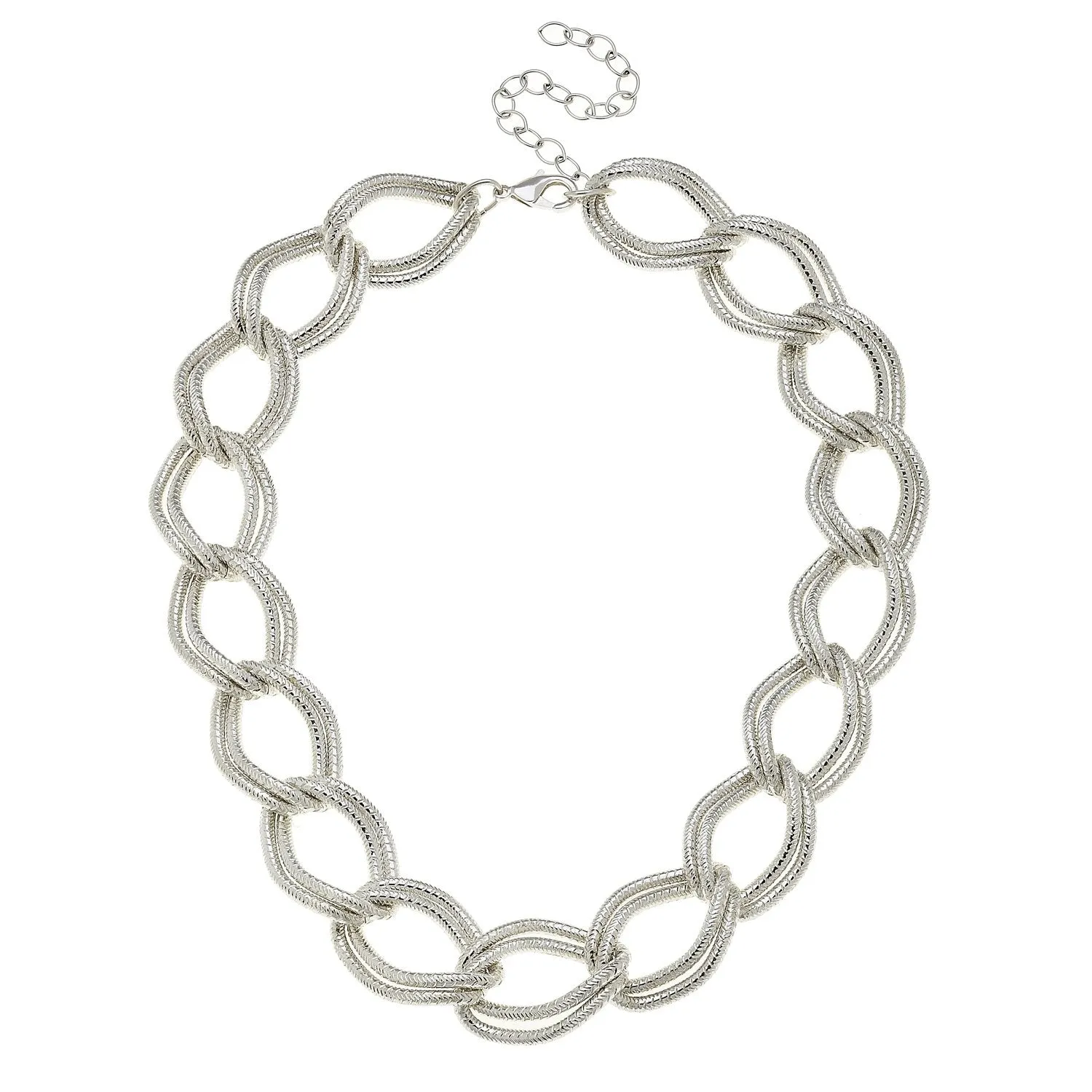 Double Loop Chain Necklace sold by Susan Shaw product image thumbnail 3