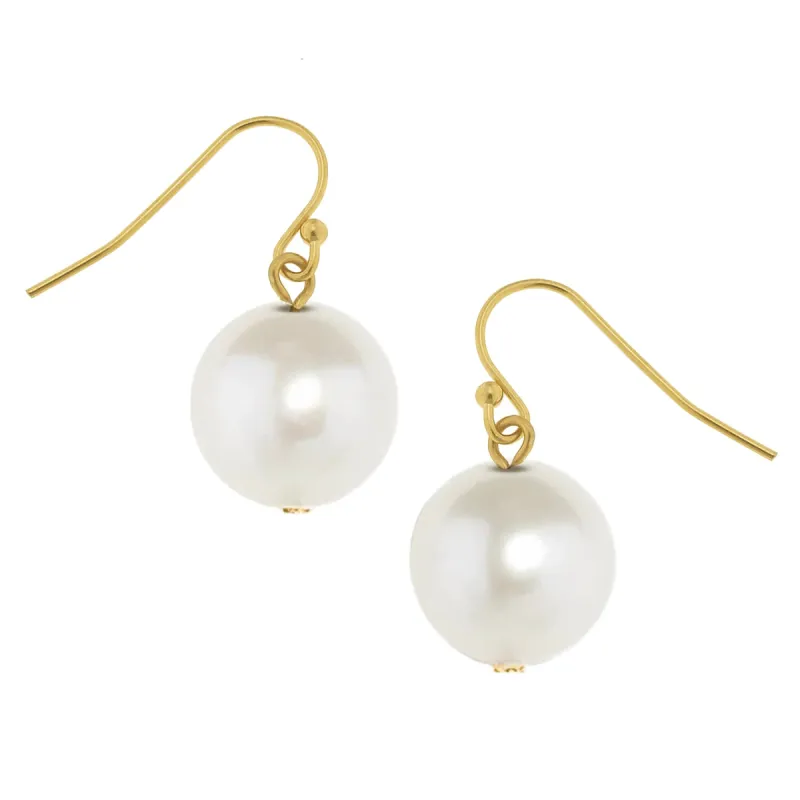 Pearl Drop Earrings sold by Susan Shaw
