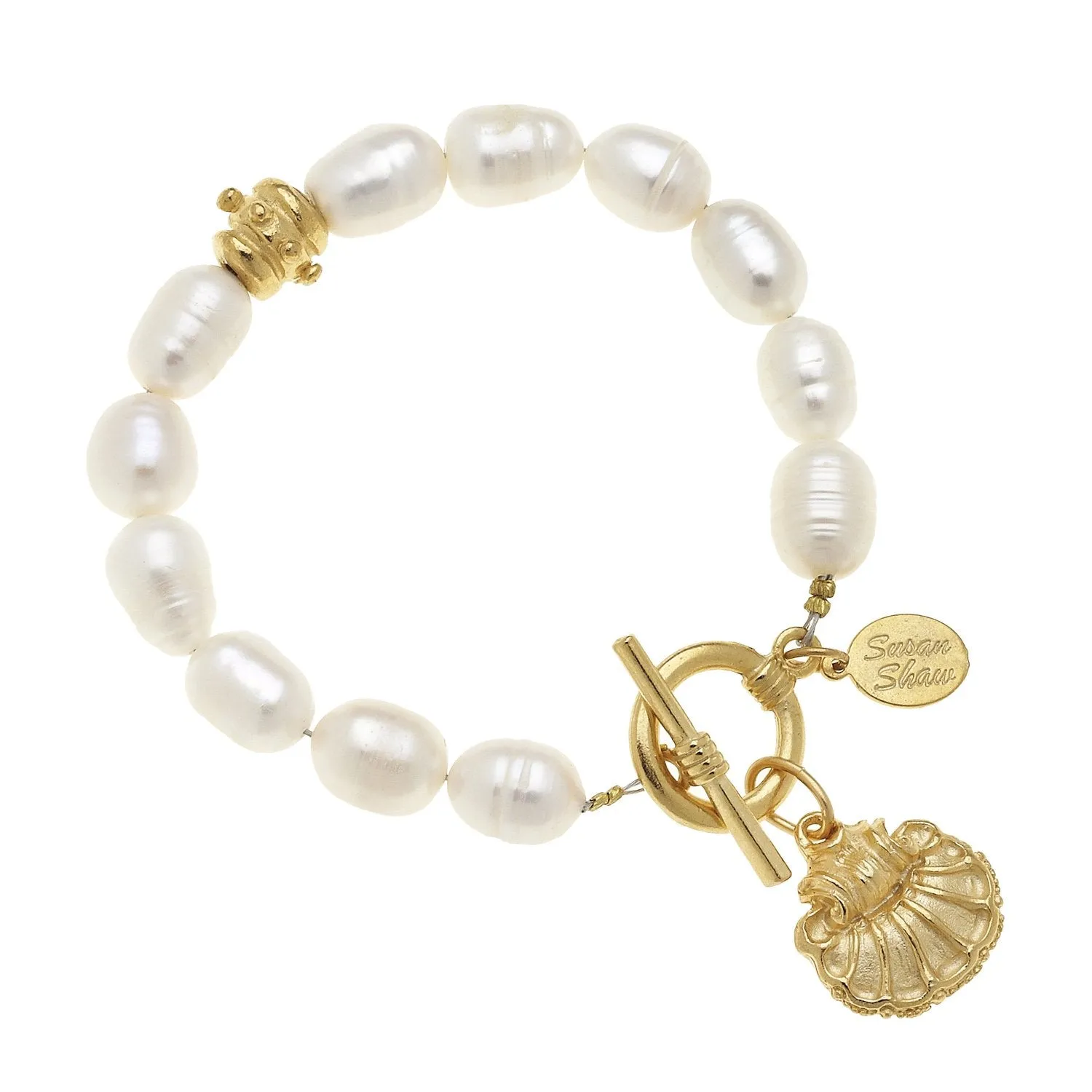 Scallop Pearl Bracelet sold by Susan Shaw