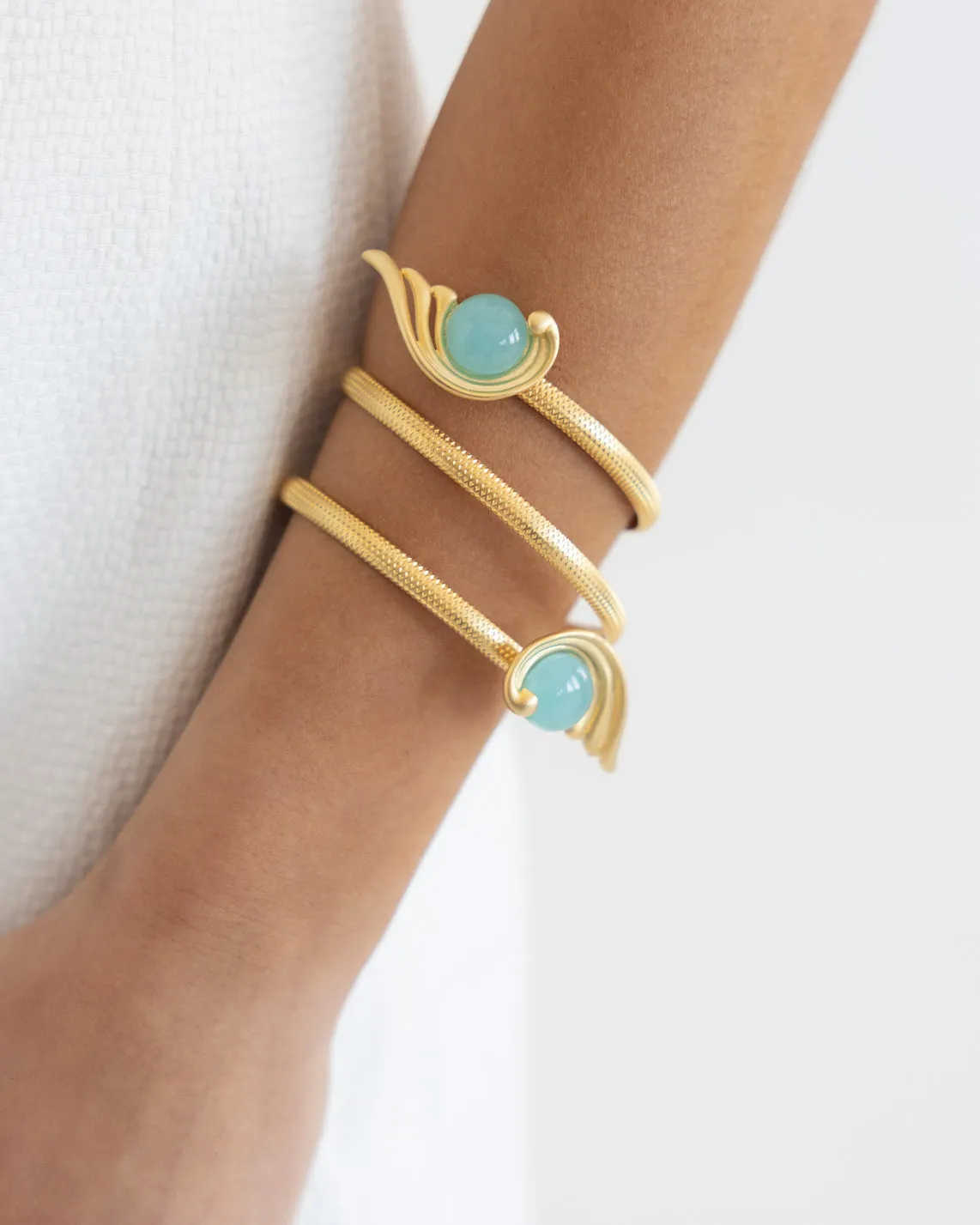 Villa Artemis Aqua Wrap Bracelet sold by Susan Shaw product image thumbnail 3