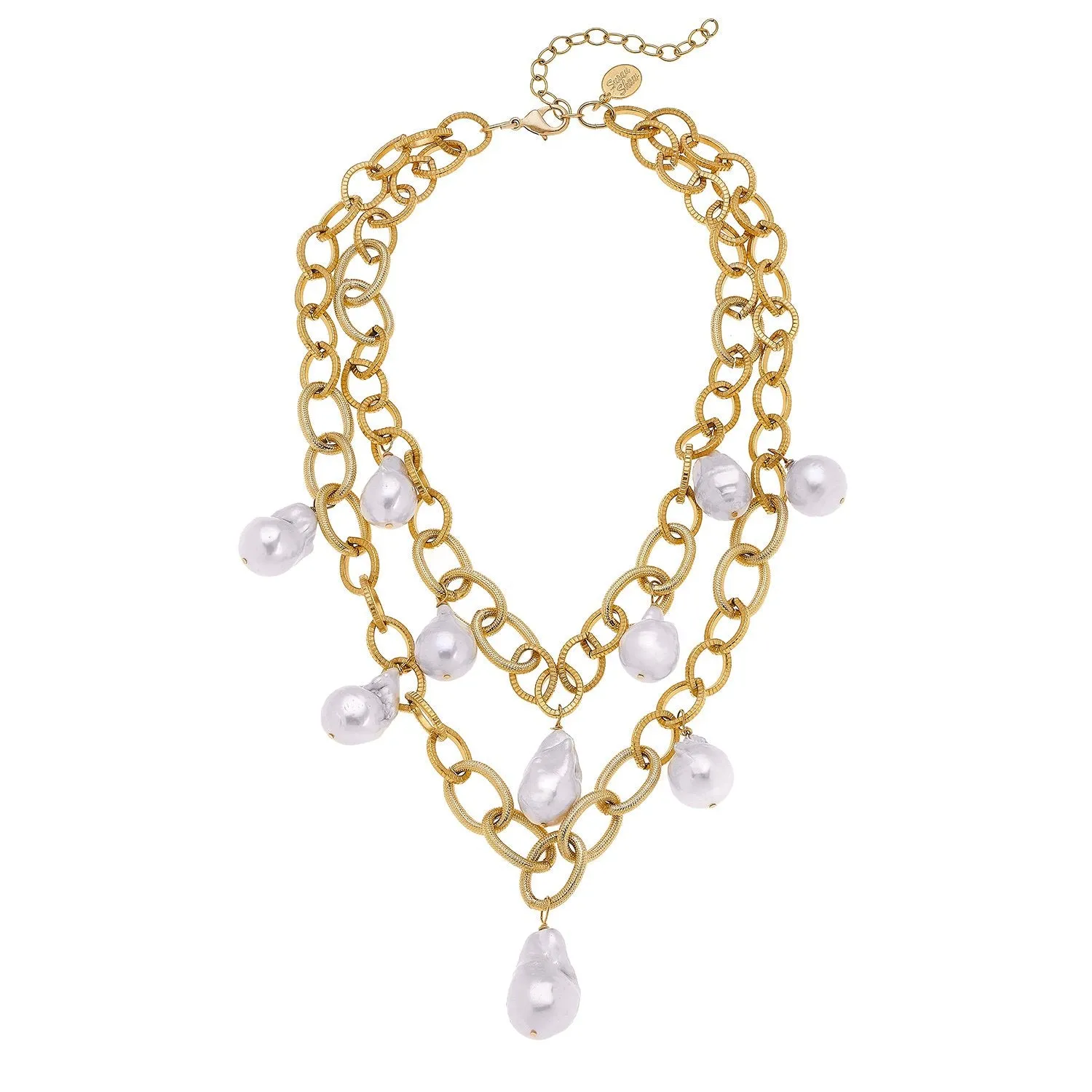 Layered Baroque Pearl Necklace sold by Susan Shaw