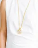 Long Mother of Pearl Bee Necklace sold by Susan Shaw