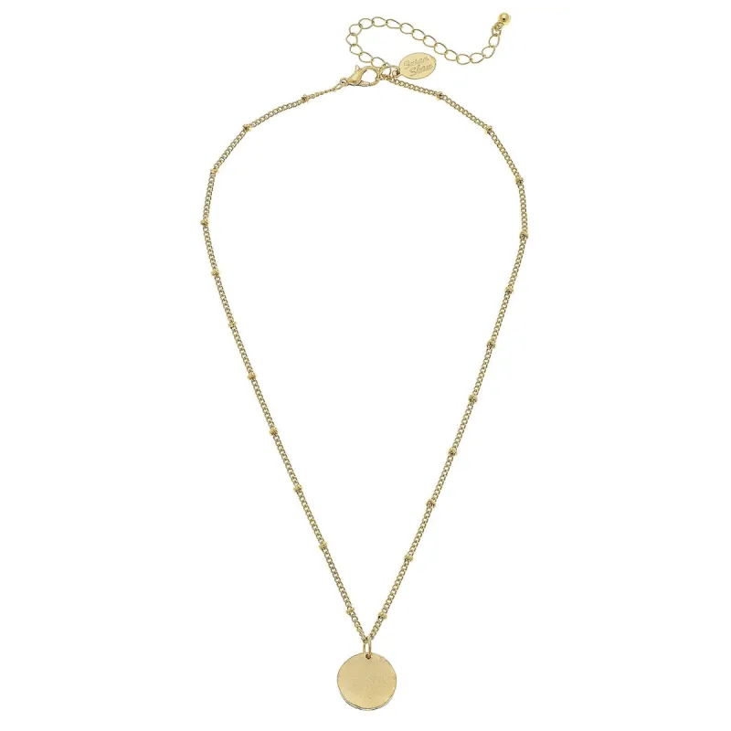 Dainty Disk Necklace sold by Susan Shaw