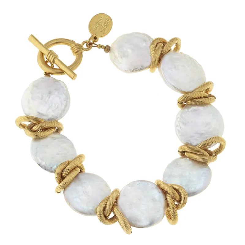 Coin Pearl Bracelet sold by Susan Shaw