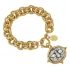 Mixed Metal Bee Intaglio Bracelet sold by Susan Shaw