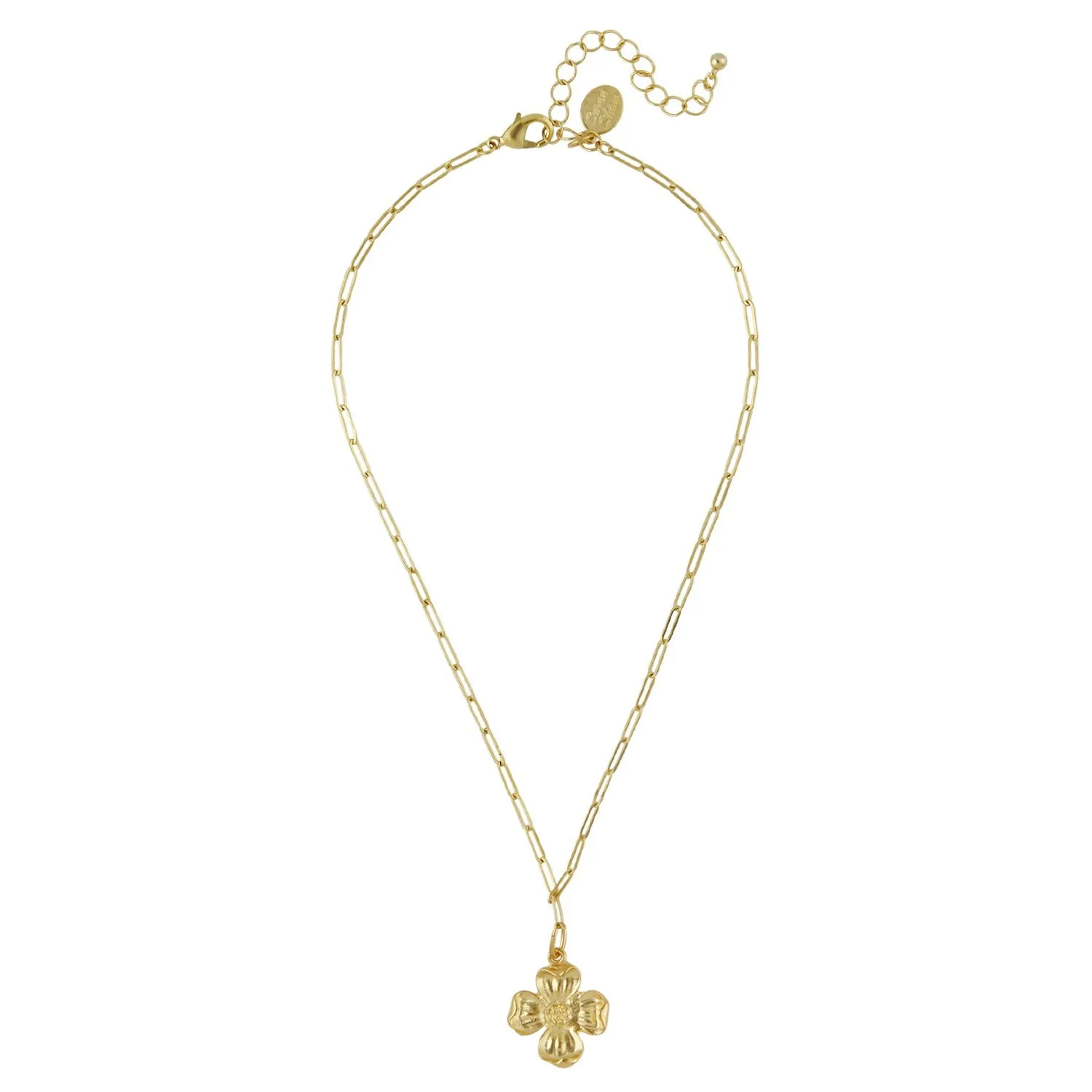 Dogwood Paperclip Necklace sold by Susan Shaw