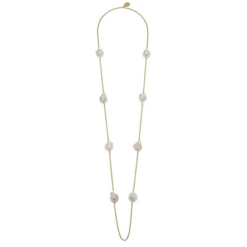 Baroque Pearl Layering Necklace sold by Susan Shaw