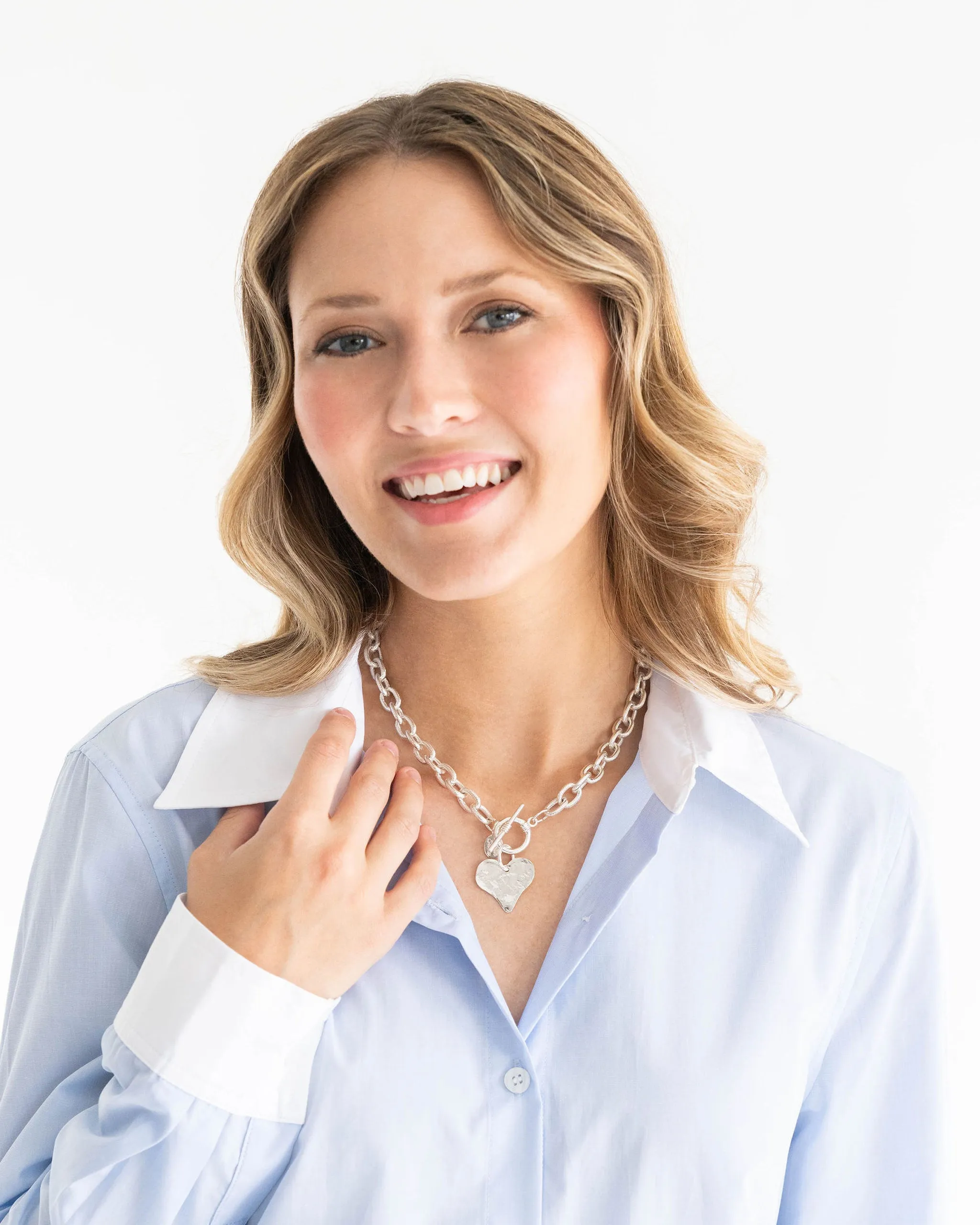 Heart Toggle Necklace sold by Susan Shaw product image thumbnail 5