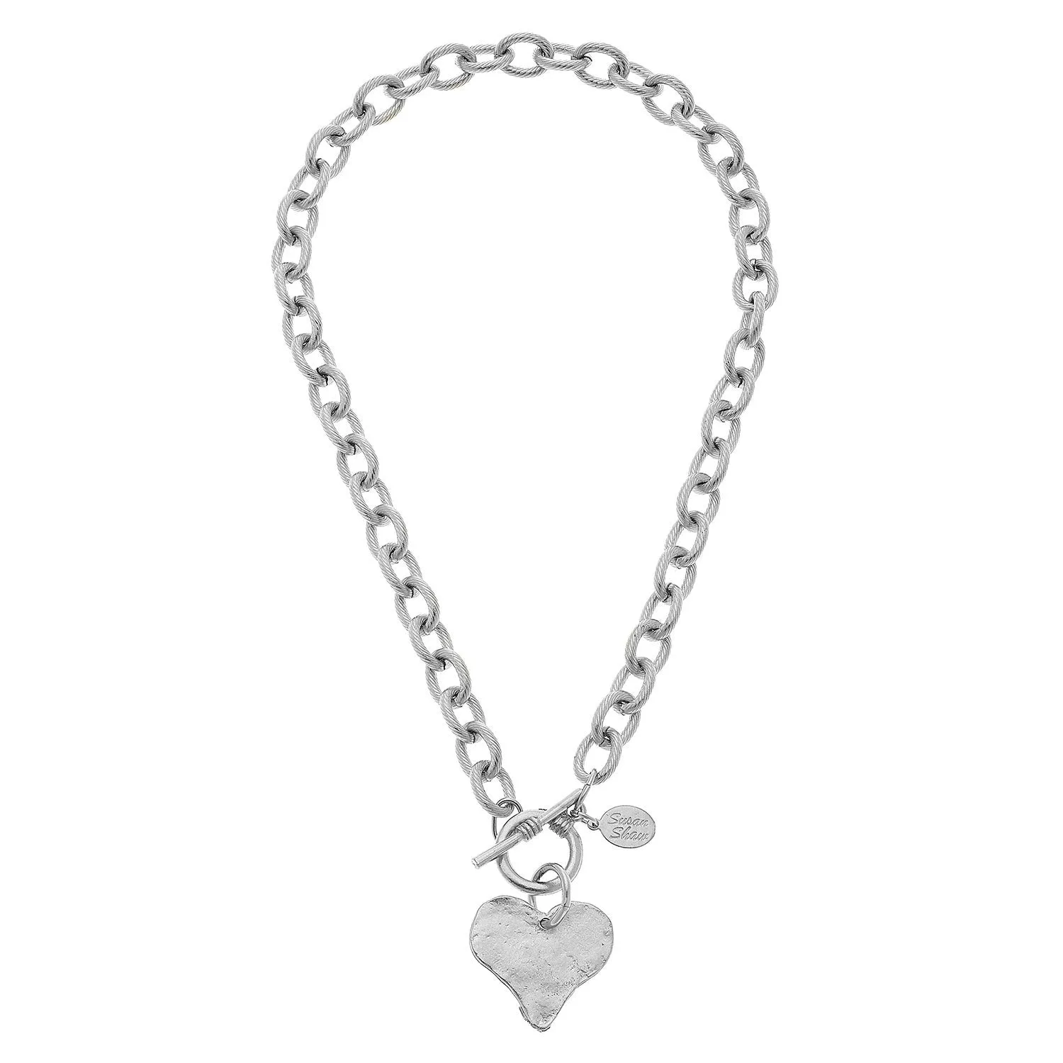 Heart Toggle Necklace sold by Susan Shaw product image thumbnail 4