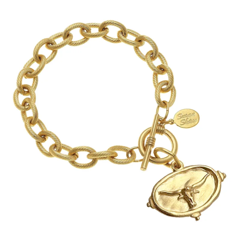 Longhorn Intaglio Bracelet sold by Susan Shaw