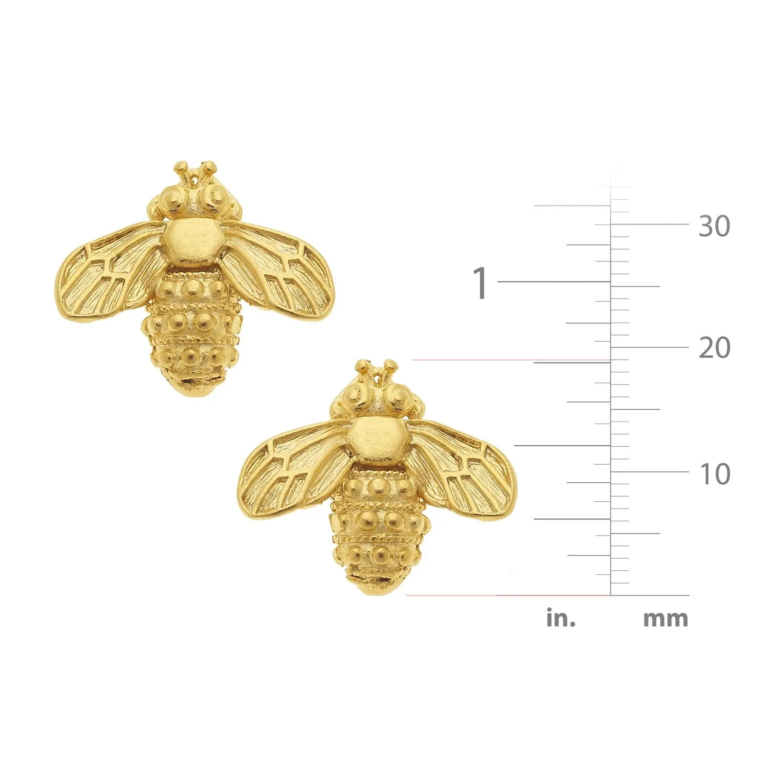 Honey Bee Studs sold by Susan Shaw product image thumbnail 4