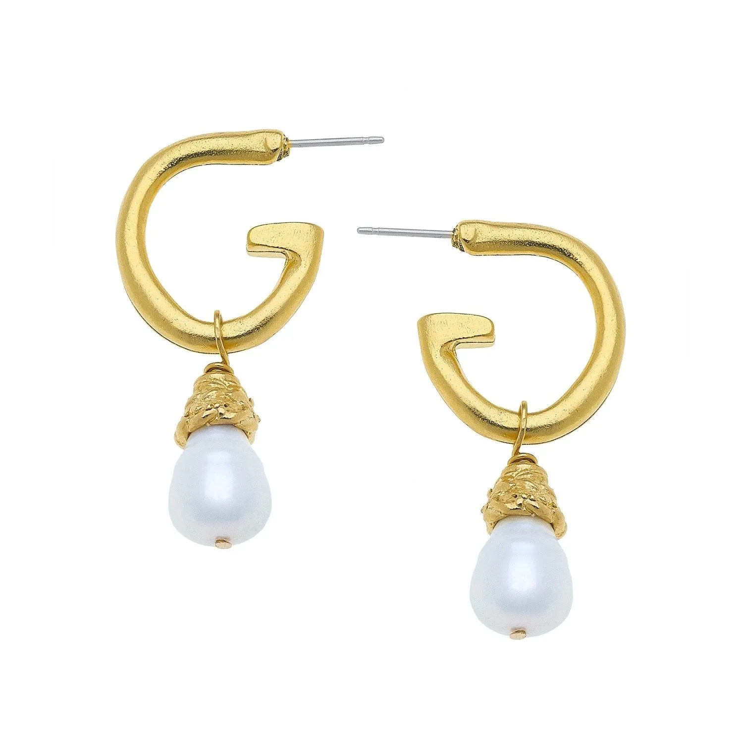 Gigi Pearl Drop Earrings sold by Susan Shaw