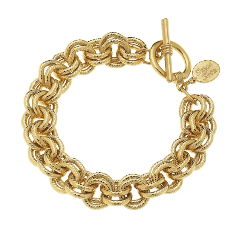 Double Link Chain Bracelet sold by Susan Shaw