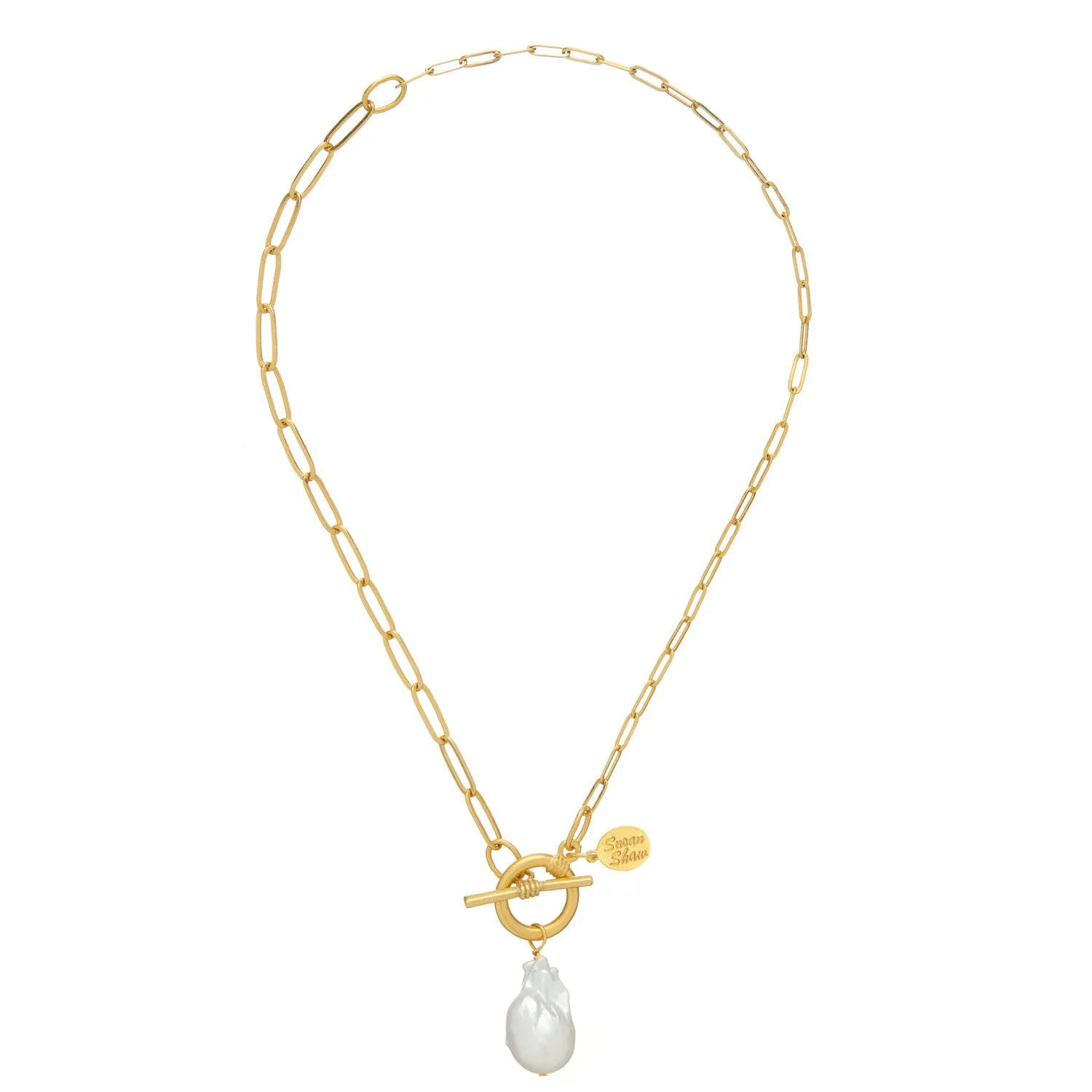 Katie Paperclip Necklace sold by Susan Shaw