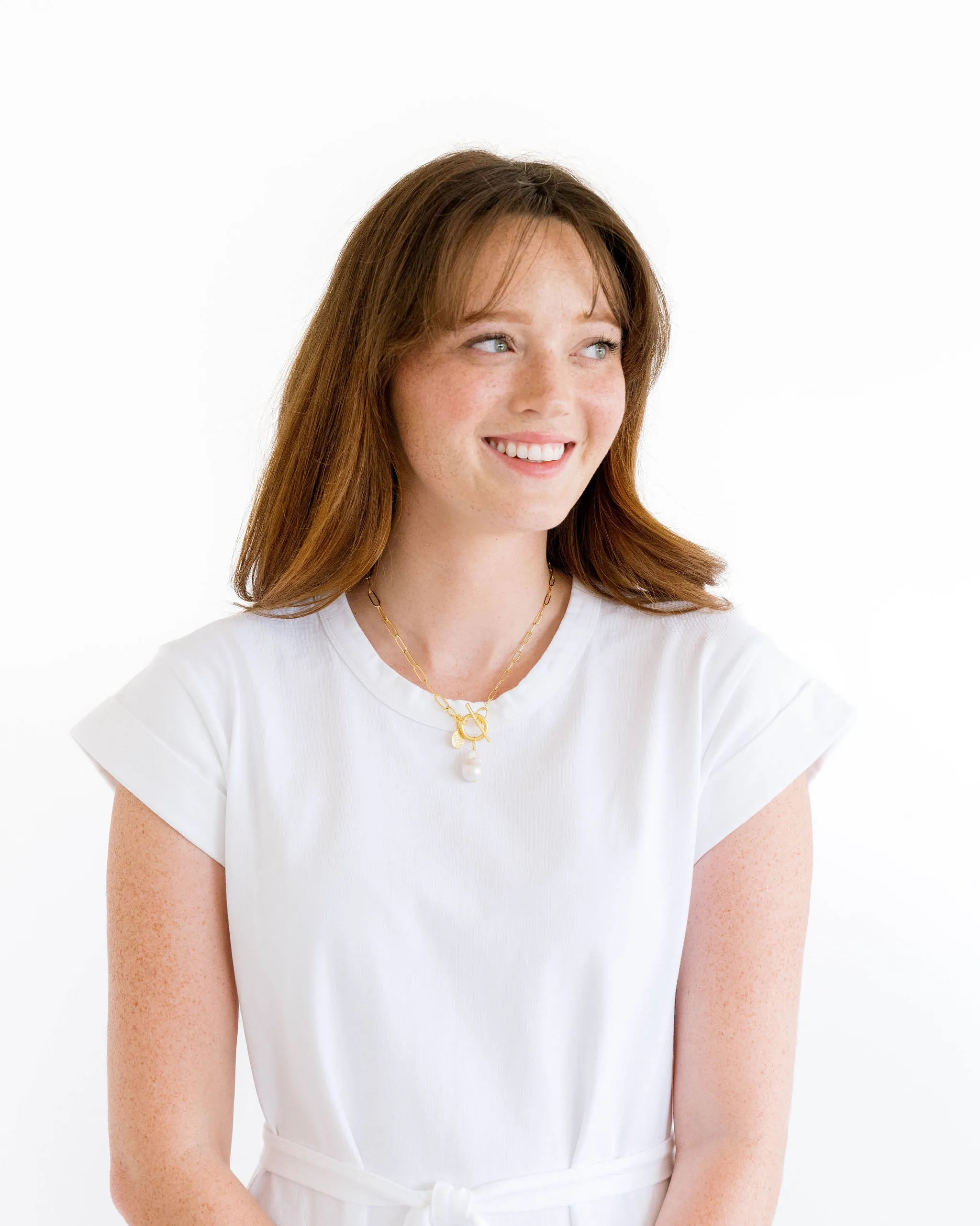Katie Paperclip Necklace sold by Susan Shaw product image thumbnail 2