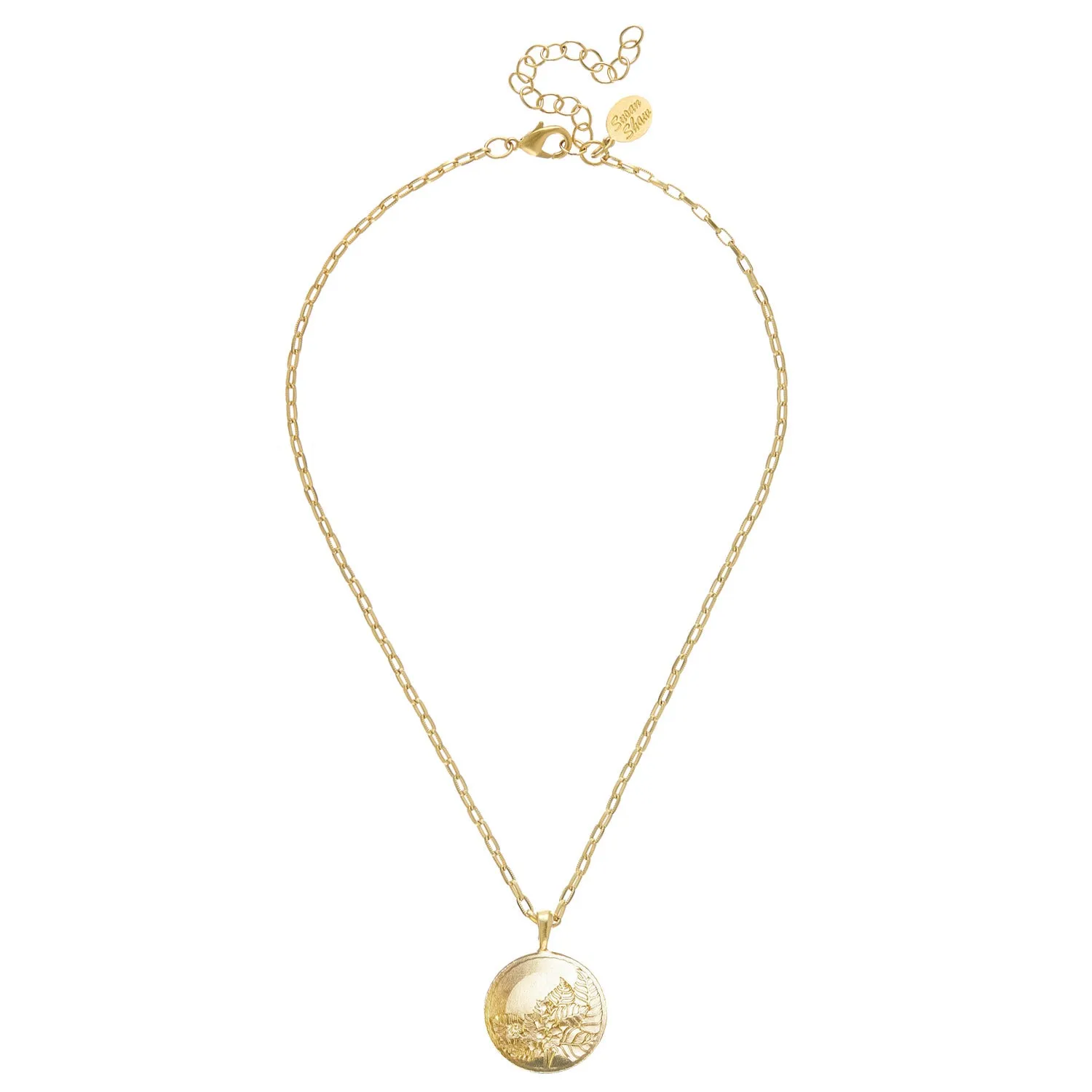 Tobacco Leaf Cable Necklace sold by Susan Shaw product image thumbnail 4