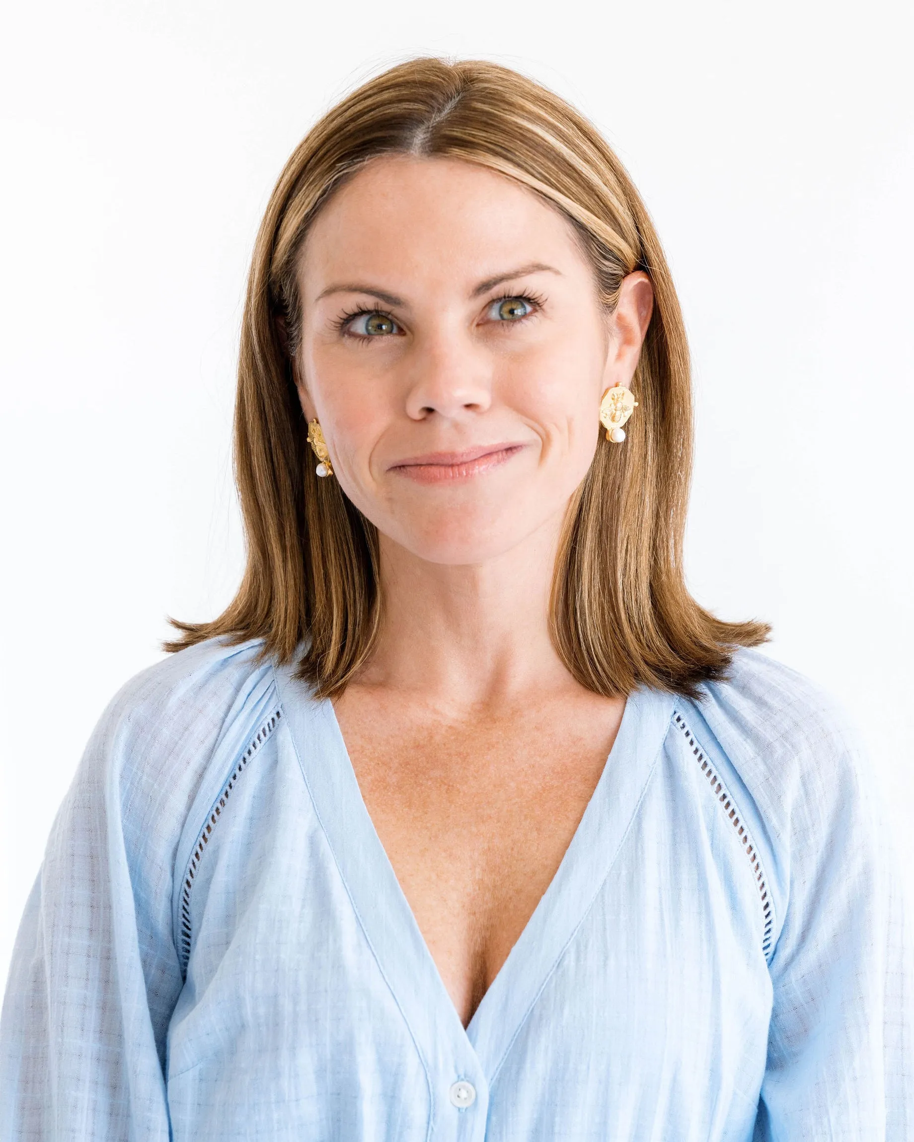 Pearl Bee Studs sold by Susan Shaw product image thumbnail 2