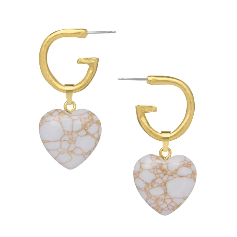 Gigi Heart Earrings sold by Susan Shaw