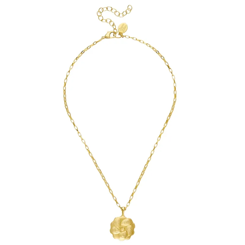 Oyster Plate Cable Necklace made by Susan Shaw