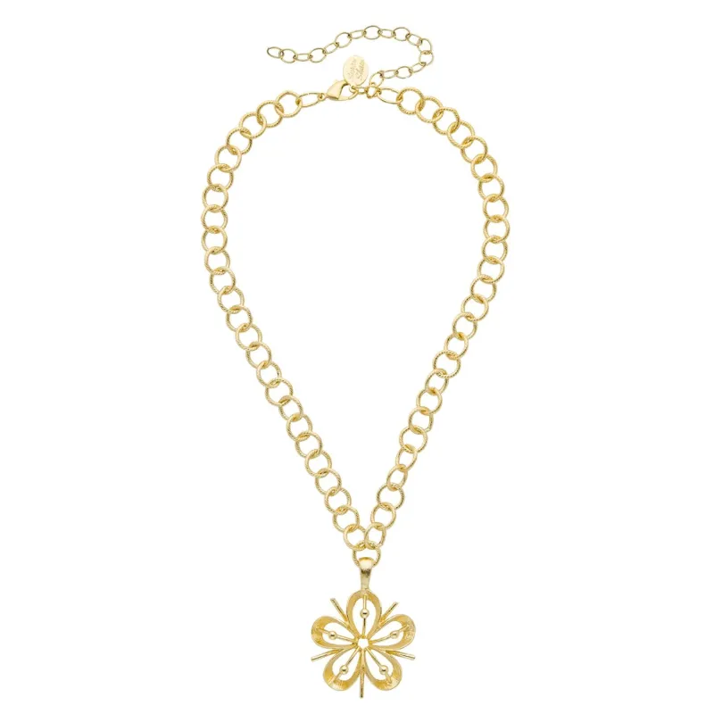 Amelia Halo Chain Necklace made by Susan Shaw