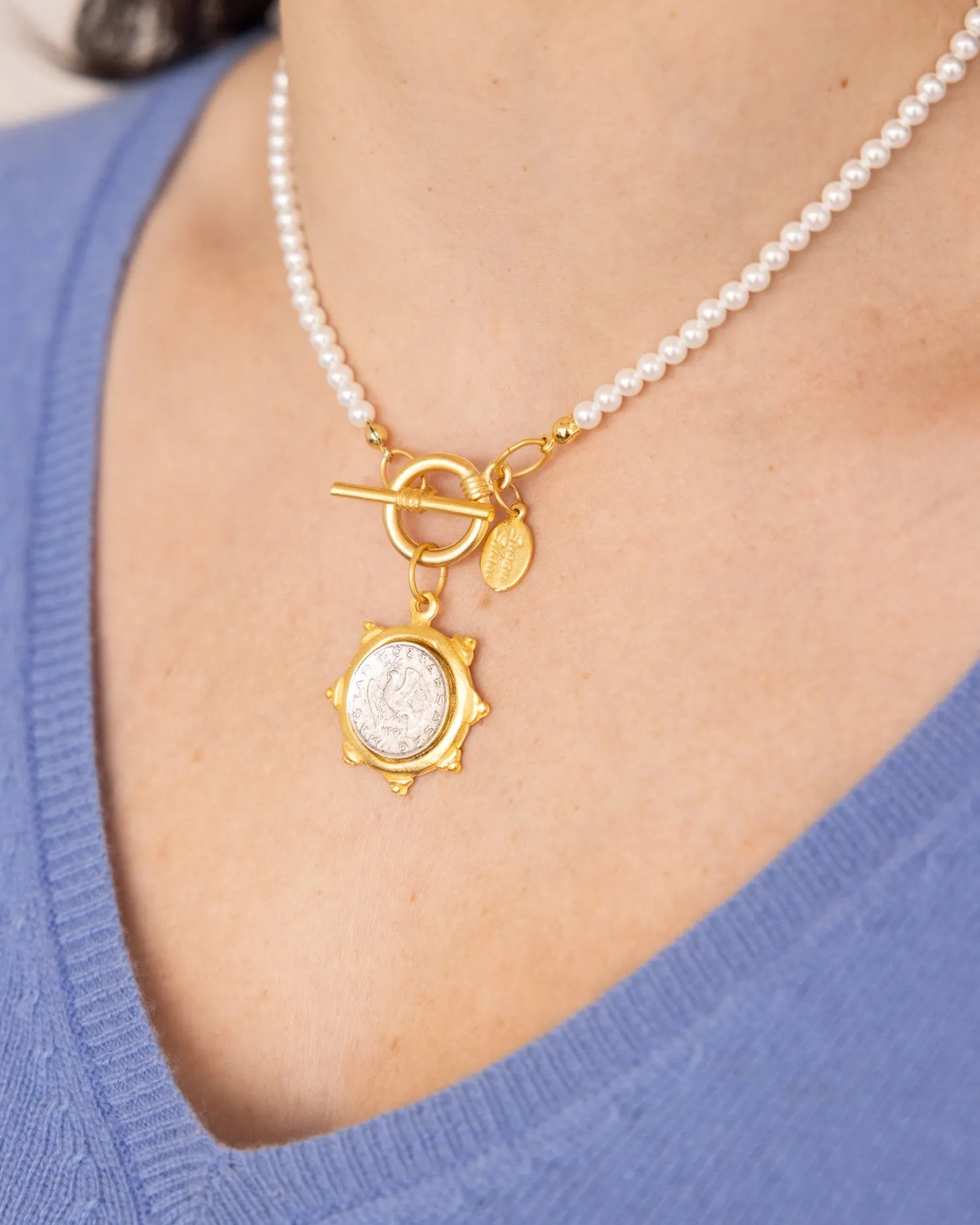 Dove Coin Katie Necklace sold by Susan Shaw product image thumbnail 3