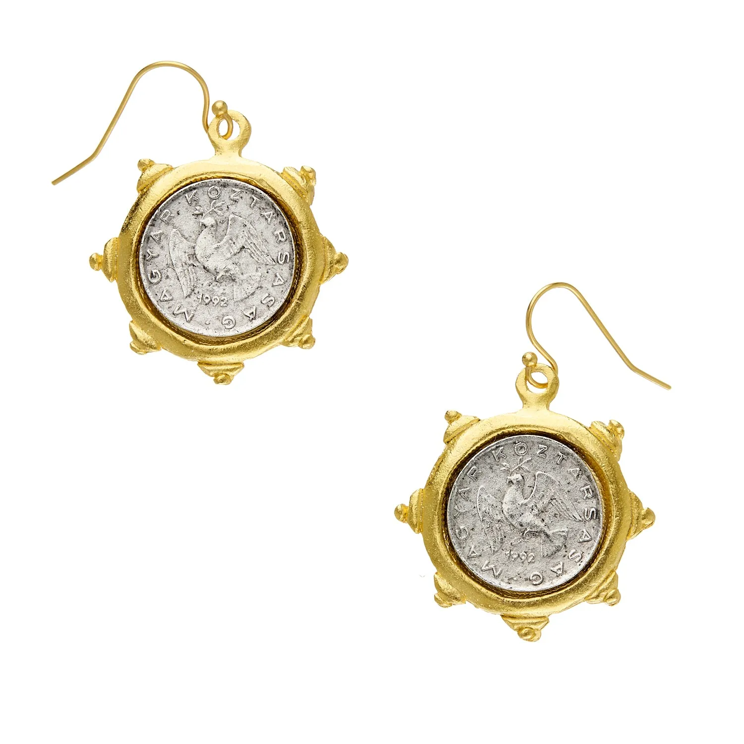 Dove Coin Earrings sold by Susan Shaw