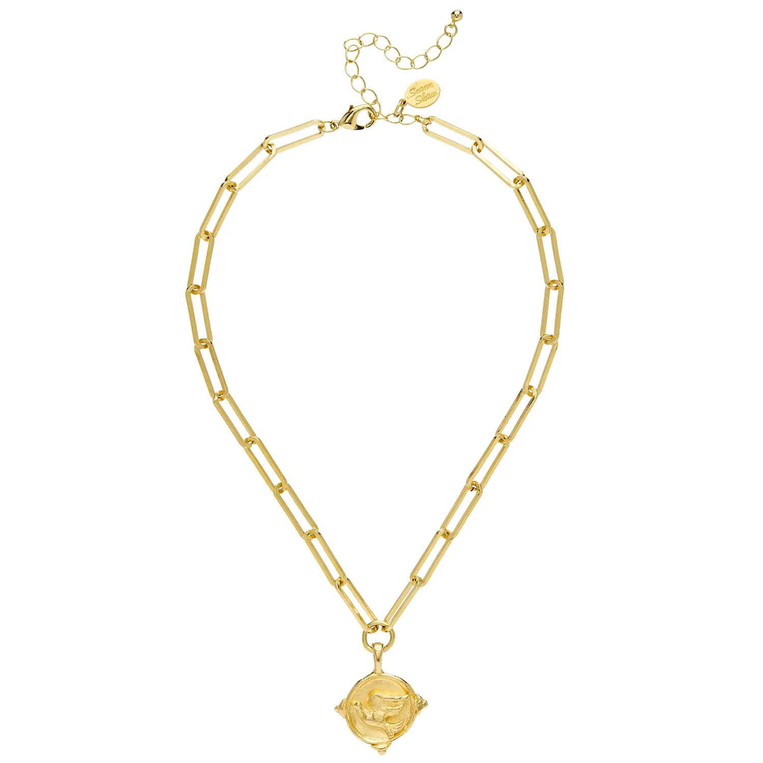 Dove Paperclip Necklace sold by Susan Shaw