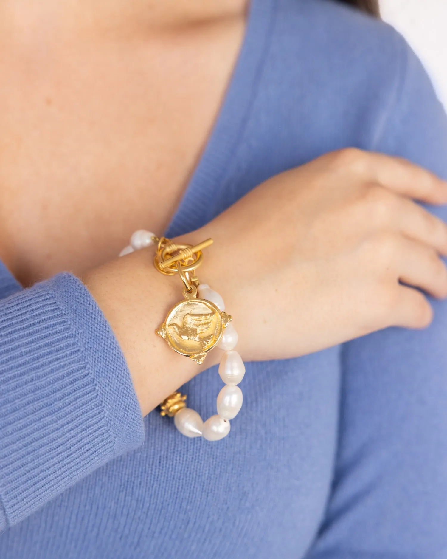 Dove Pearl Bracelet sold by Susan Shaw product image thumbnail 2