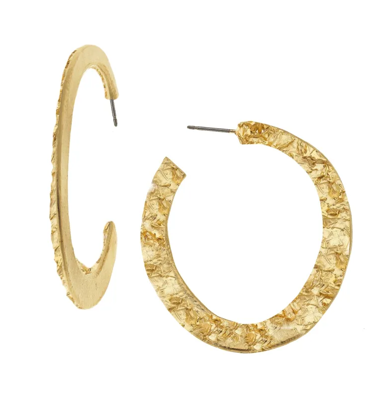 Abstract Texture Hoops sold by Susan Shaw