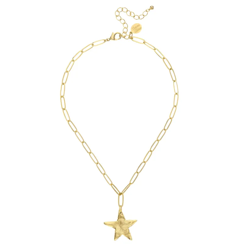 Star Paperclip Necklace sold by Susan Shaw