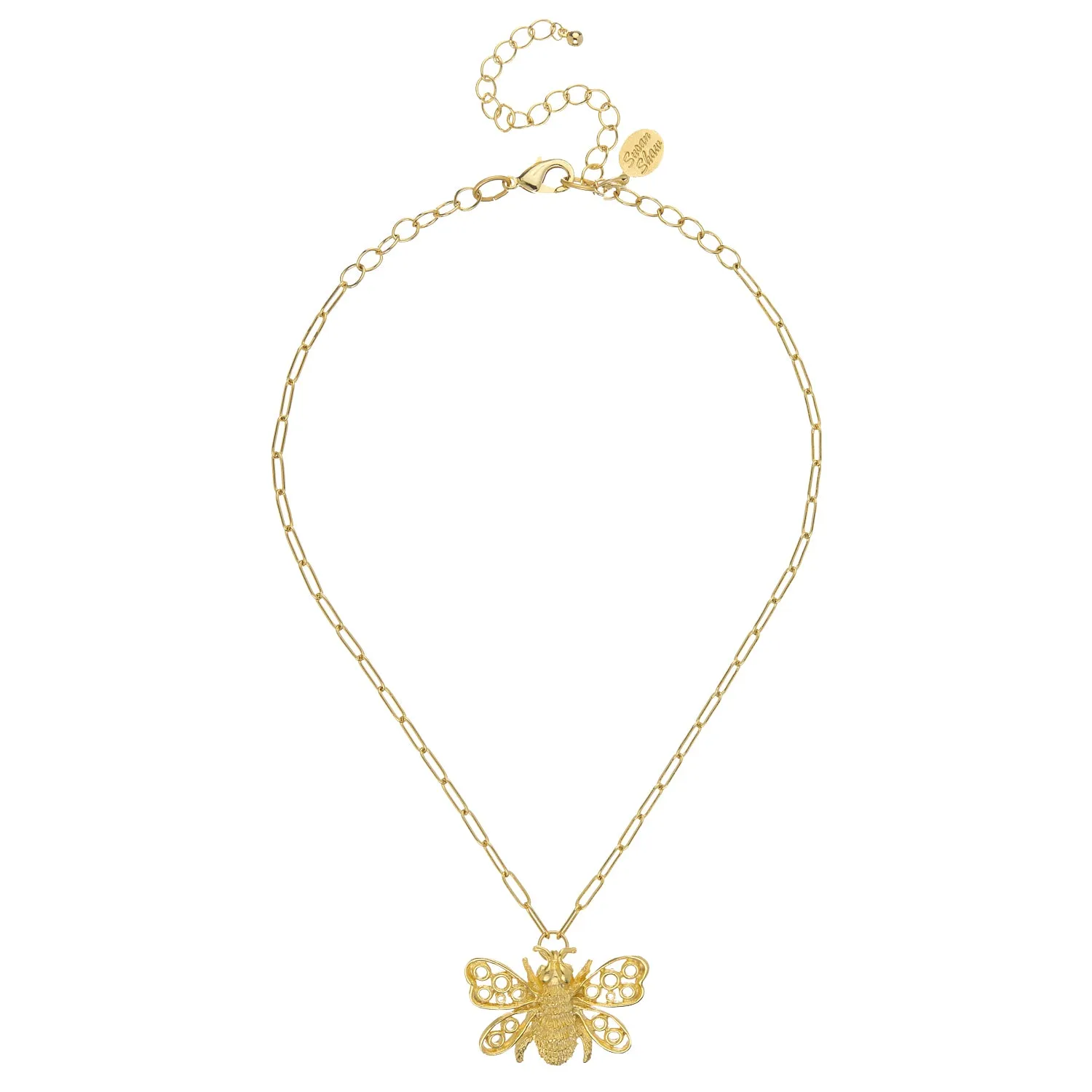 Bee Paperclip Necklace sold by Susan Shaw
