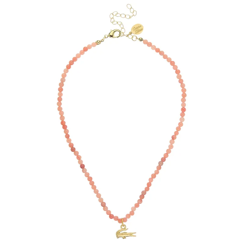 Alys Alligator Coral Necklace sold by Susan Shaw