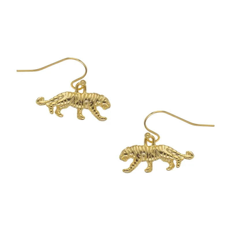 Mini Tiger Drop Earrings sold by Susan Shaw