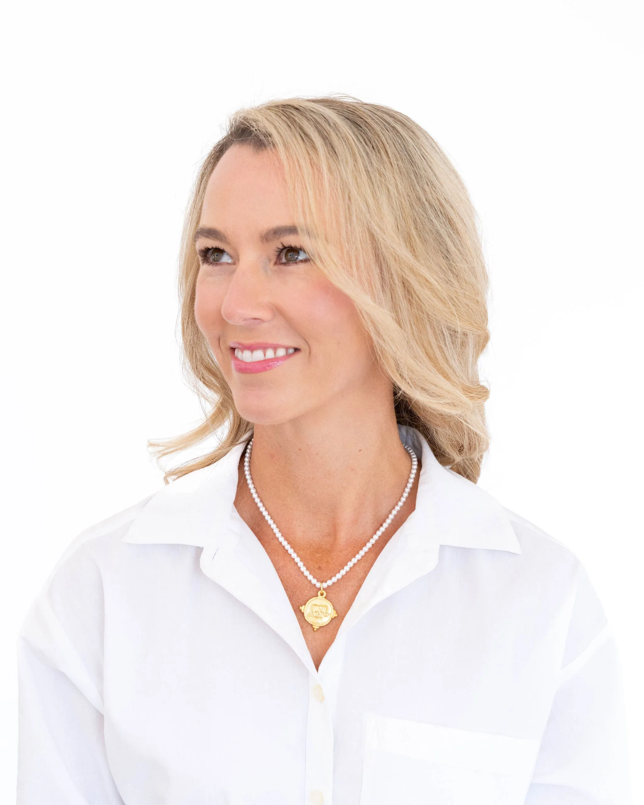 Alys Elephant Pearl Necklace sold by Susan Shaw product image thumbnail 2