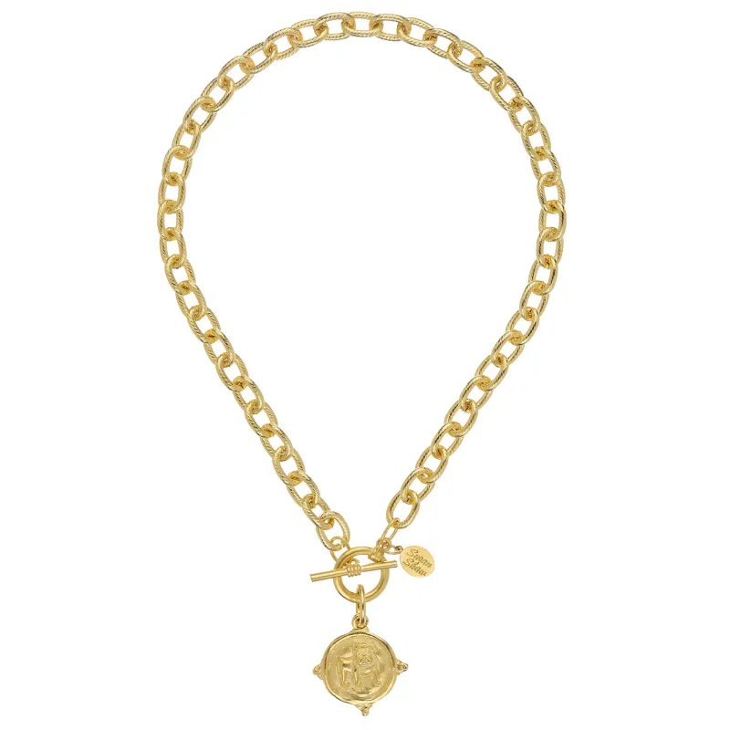 Bulldog Toggle Necklace sold by Susan Shaw