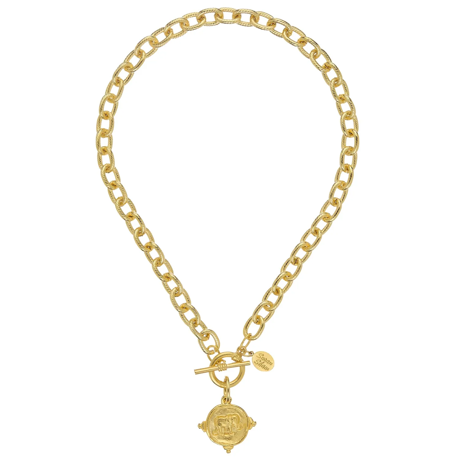 Elephant Toggle Necklace sold by Susan Shaw